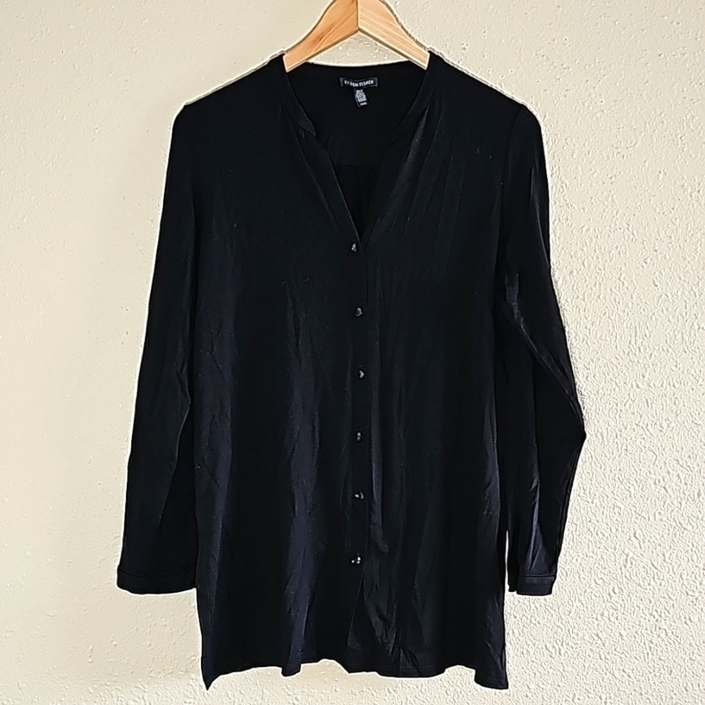 Eileen Fisher Black Blouse